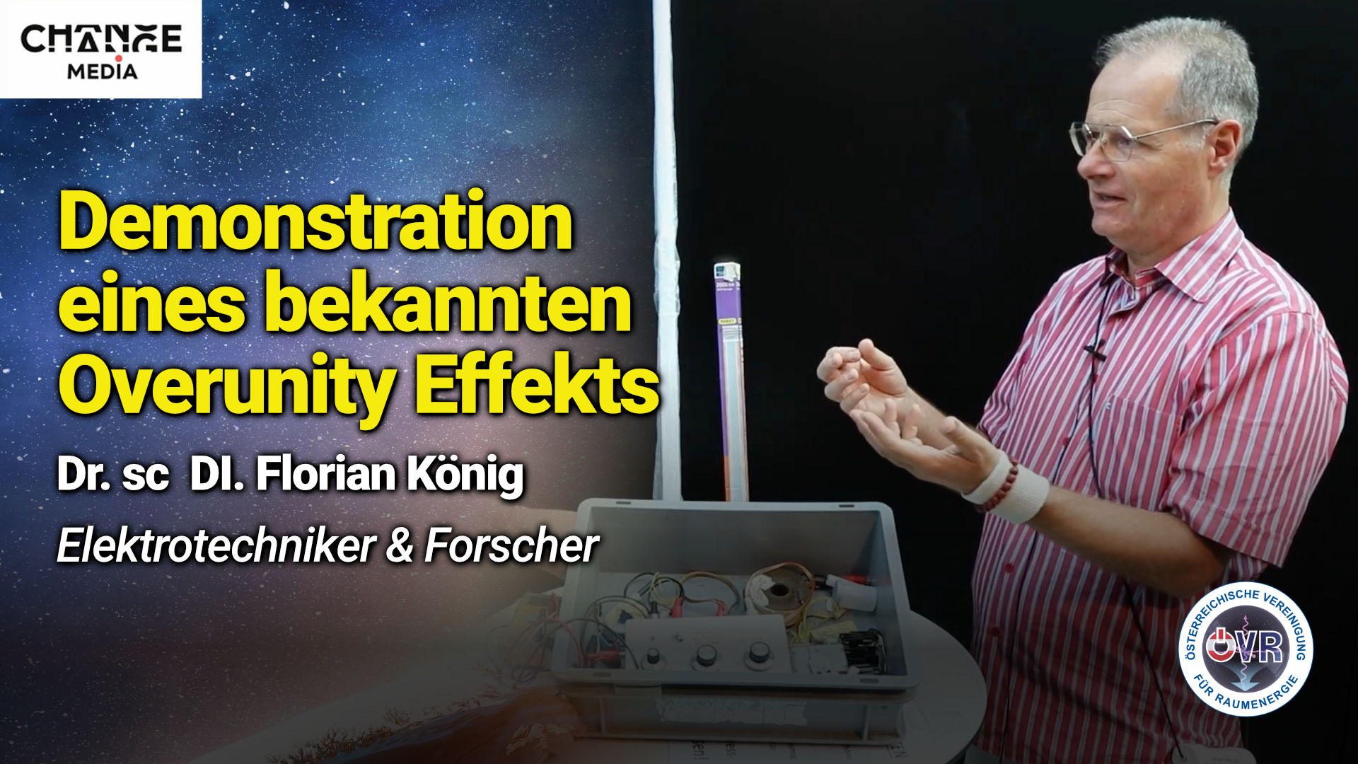 Florian K&ouml;nig &ndash; Demonstration eines bekannten Overunity Effekts