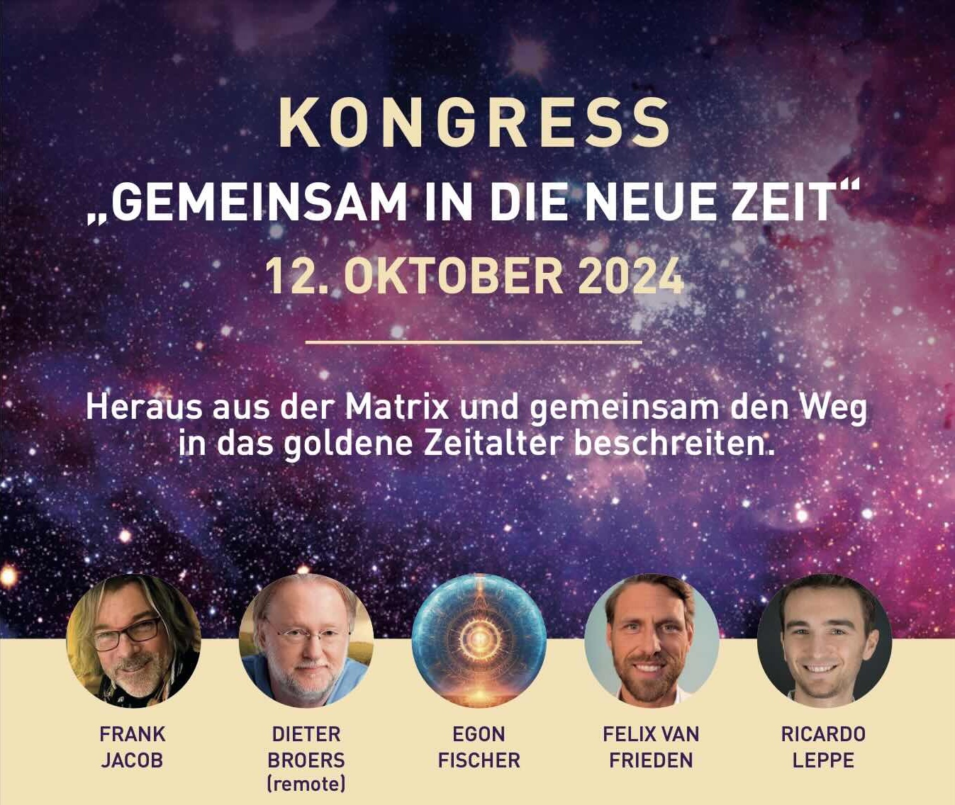 KONGRESS „GEMEINSAM IN DIE NEUE ZEIT“