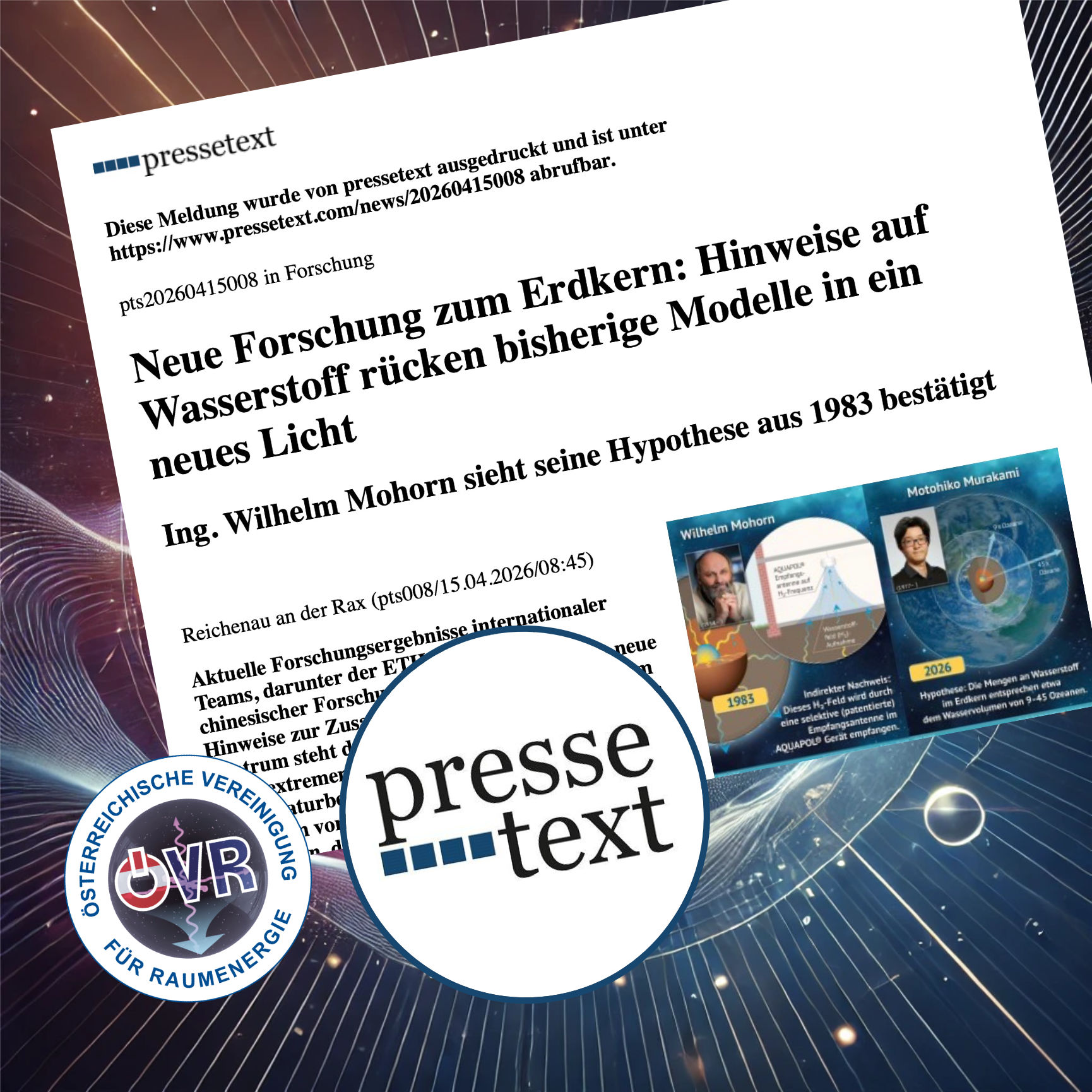 &Ouml;VR Presse Erdkern 2026 April