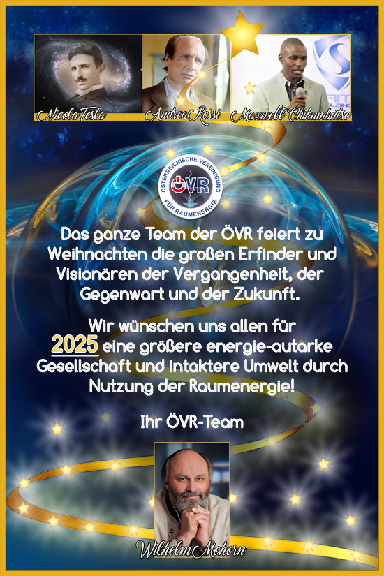 ÖVR Weihnachtswünsche 2024 und Neujahr 2025