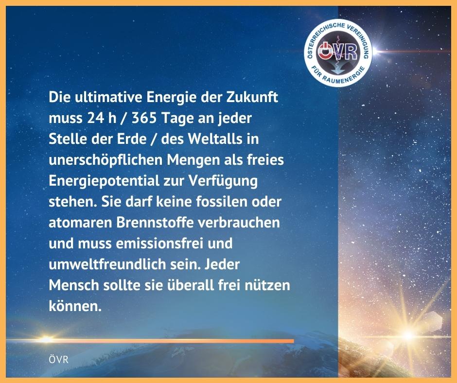 Die ultimative Energie der Zukunft