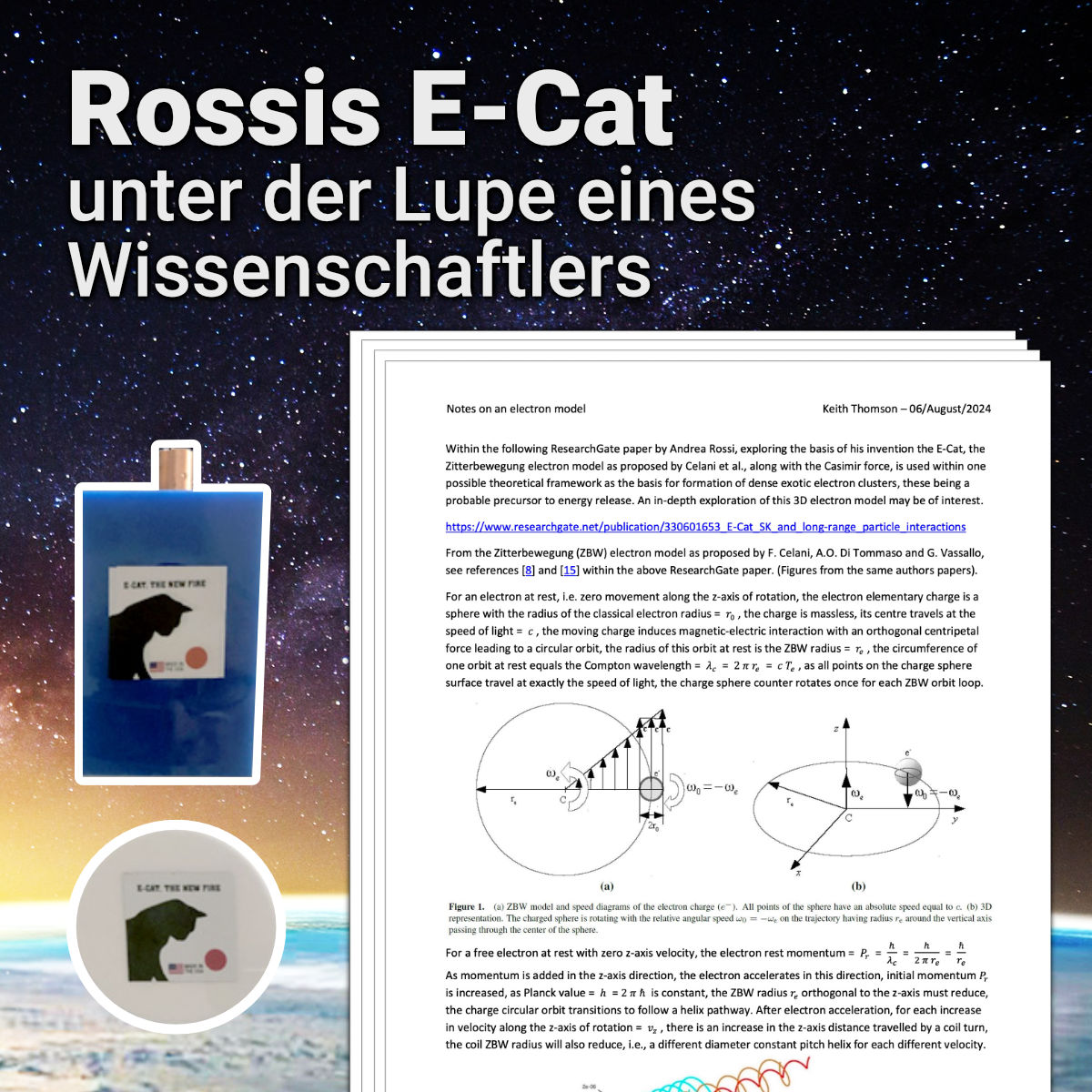 Rossis E-Cat unter der Lupe eines Wissenschaftlers