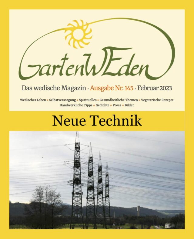 Artikel im schweizer Journal „Garten Weden“